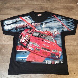 Dale Earnhardt Jr All Over Print T Shirt Size Large Chase Authentics 2004
